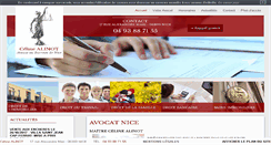 Desktop Screenshot of alinot-avocat.com